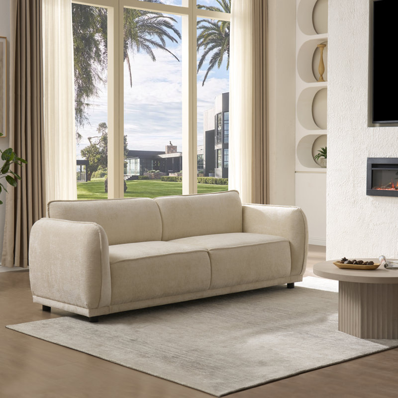 Latitude Run® Harr Modern Upholstered 3-Seater Sofa With Oversized